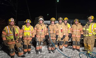 Lafayette Fire Conducts Winter Vehicle Extrication Drill