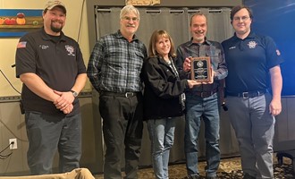 Grand Isle Fire Honors Grand Isle / North Hero Rescue with Dave Cameron Award