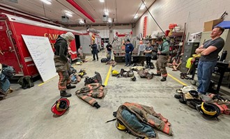 Cambridge Firefighters Sharpen SCBA Skills During Hands-On Training Night