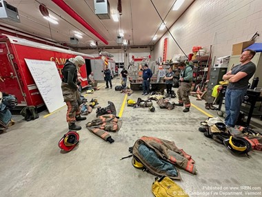 Cambridge Firefighters Sharpen SCBA Skills During Hands-On Training Night