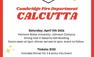 Cambridge Fire Department Announces 2026 Annual Calcutta Fundraiser to Support Operations