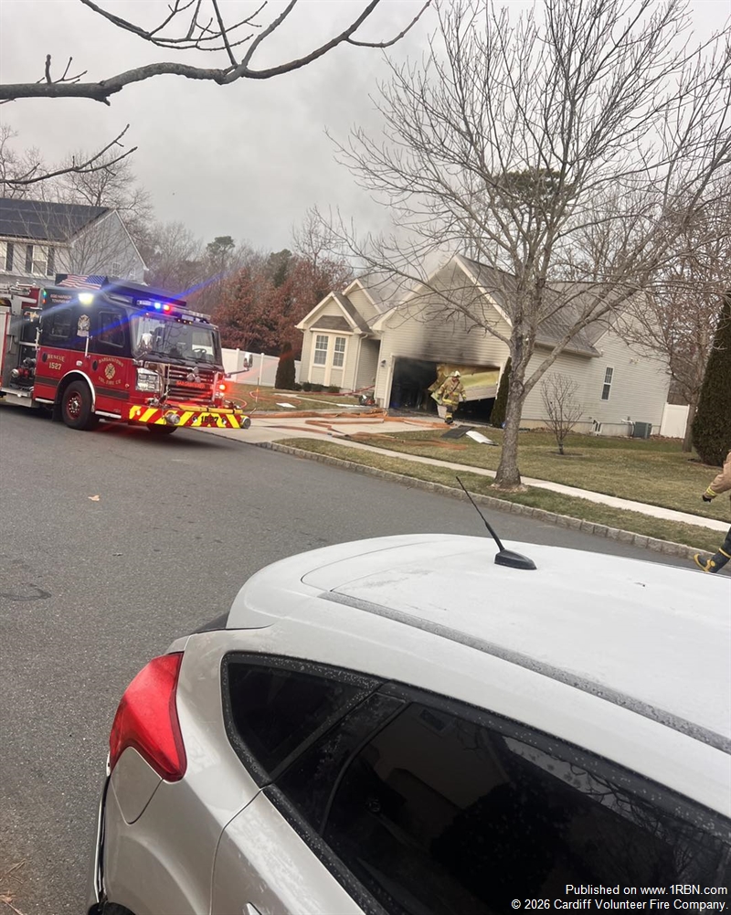 Early Alarm Detection Limits Damage in Egg Harbor Twp. Garage Fire