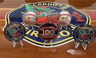 Cardiff Volunteer Fire Company Announces 100th Anniversary Challenge Coin Fundraiser