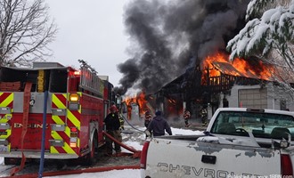 2 Alarms for Loudon Garage Fire