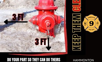 Hammonton Fire Department Advises Clearing Snow From Fire Hydrants