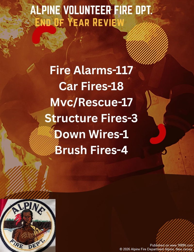 Alpine Fire Department — Year-End Review