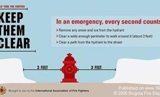 Winter Storm Reminder: Keep Fire Hydrants Clear in Bogota