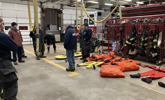 Station 75 Conducts Ice Rescue Training