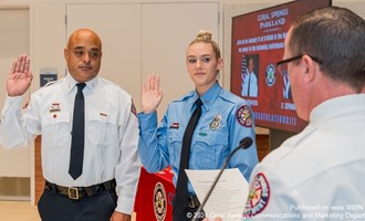 Coral Springs-Parkland Fire Department Promotions