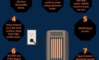Closter Fire Department Issues Space Heater Safety Reminder Amid Winter Cold
