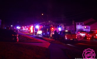 Engine 2011 Responds to Maple Shade Working Dwelling Fire