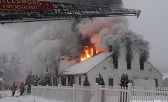 3+ Alarms Needed for Francestown Blaze in Snow Storm