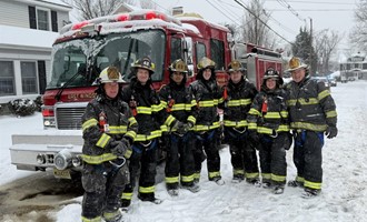 Station 42 Assists at Second-Alarm Fire in Hightstown During Storm