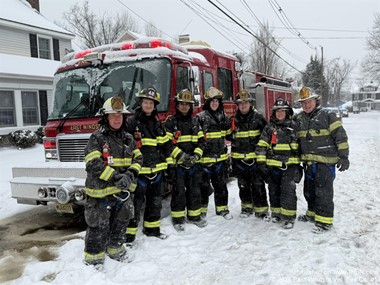 Station 42 Assists at Second-Alarm Fire in Hightstown During Storm