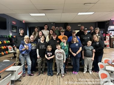 Boston Volunteer Fire Department Members Balance Training, Service, and Team Building