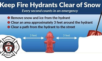 Hydrant Access Emphasized as Winter Weather Approaches