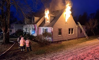 Second-Floor Burns in Taftville House Fire