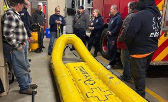 Chepachet Fire Department Trains for Ice Rescue Emergencies