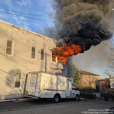 Wood-Ridge Fire Department Assists at Building Fire in Carlstadt