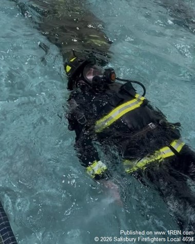 Salisbury Firefighters Complete Water-Familiarization Training with Regional Partners