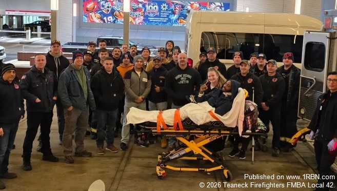 Fire Service Community Supports Injured Firefighter After Mutual Aid Rescue