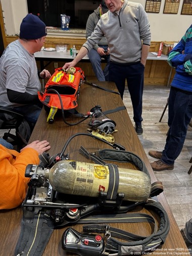Closter Volunteer Fire Department Conducts SCBA and RIT Refresher Training