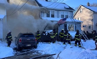 Oradell Firefighters Assist at Working Structure Fire in New Milford