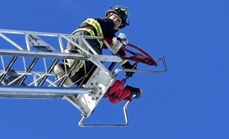 Eliot Firefighter Completes Key Ladder Skill Toward FF I & II Certification