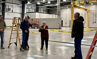 Deposit Fire Department Participates in Ribbon Cutting and Open House for New Station 2