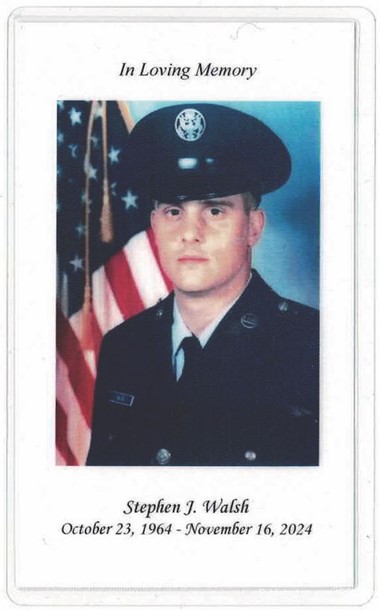 Stephen Jerome Walsh
October 23, 1964-November 16, 2024