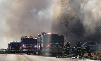 Heavy Fire on Arrival in E. Bridgewater