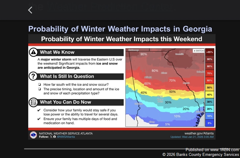 Winter Storm Threat Looms Over North Georgia as Officials Urge ...