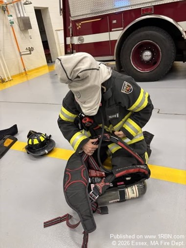 Essex Firefighters Train on SCBA and RIT Operations