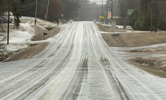 Icy Roads Create Dangerous Travel Conditions Across Banks County