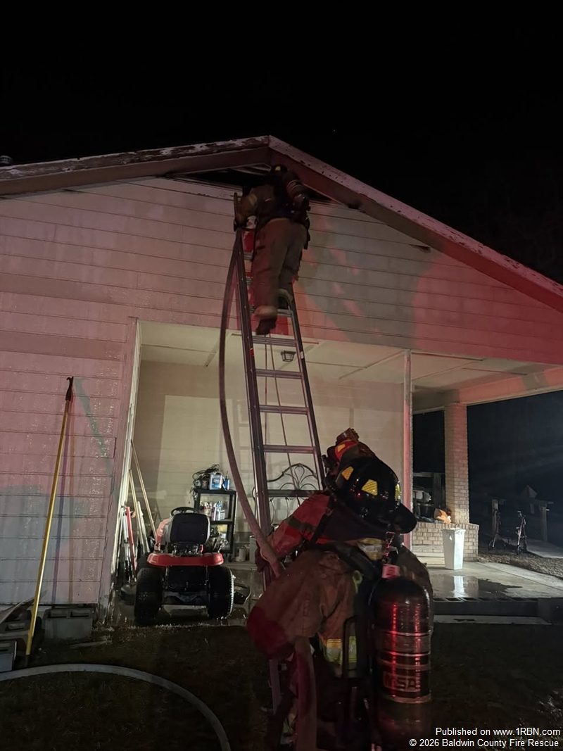 Baldwin County Fire Rescue Quickly Controls Structure Fire on Laverne ...