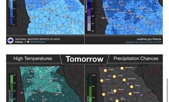 Dangerous Cold Conditions Prompt Advisory Across North and Central Georgia