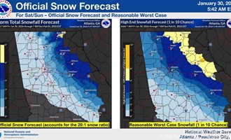 Winter Storm Warning Issued as Snow, Wind, and Dangerous Cold Set to Impact North and Central Georgia
