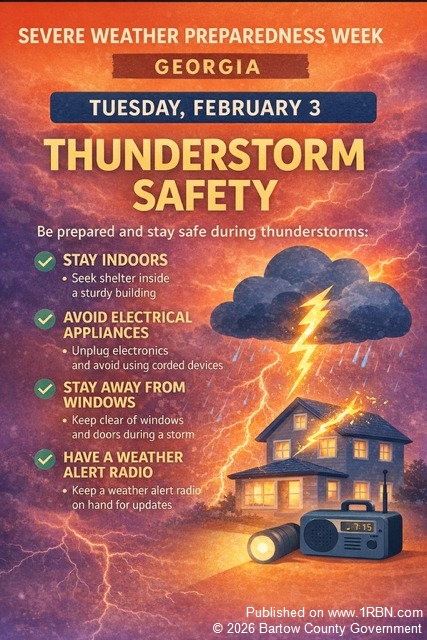 Bartow County Fire & Emergency Services Shares Thunderstorm Safety ...