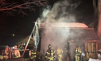 West Boylston Crews Contain Two-Story Outbuilding Fire