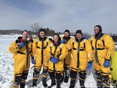 Six Geneva Members Train in Cold Water Rescue