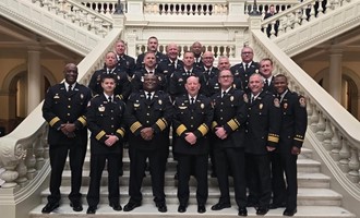 Macon-Bibb County Fire Command Staff Recognized at Georgia State Capitol