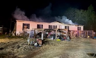 Mobile Home Fire Draws Multi-Agency Response