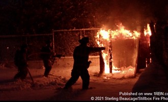 Providence Knocks Down Shed Fire