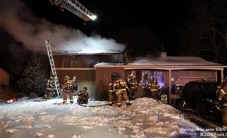 Deptford Firefighters Battle Another Fire in Sub Freezing Temperatures
