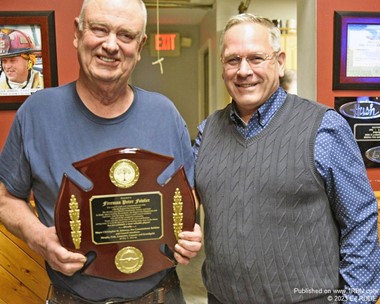 Bogota Firefighter Pete Faller Retirement