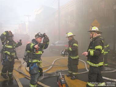 North Hudson Deputy Chief Anthony Venezia & First Battalion Chief Kevin Cowan