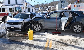 Three Transported from Crash in Waltham