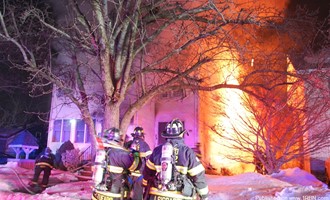 Bergenfield Firefighters Battle 3rd Alarm Blaze