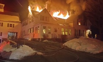 Lisbon Crews and Mutual Aid Contain Early Morning Blaze