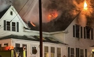 Durham Assists at Lisbon Three-Alarm Fire